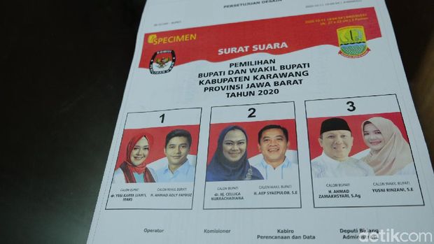 Ini Penampakan Surat Suara Pilkada Karawang 2020 - Halaman 2