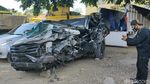 Begini Kondisi Mobil Nahas yang Tewaskan Ketua Gerindra Pekalongan