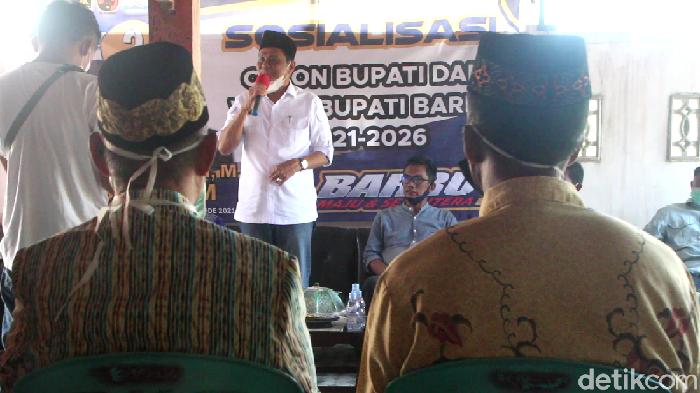 Cabup Barru Suardi Saleh (Hasrul Nawir/detikcom).