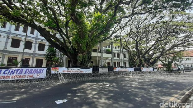 demo omnibus law di malang