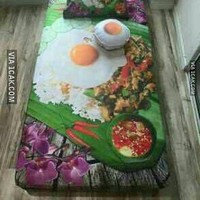 Kalau sepraynya kayak gini sih bangun-bangun jadi berasa ada di atas makanan. Selain itu jadi bikin kamu laper terus nggak sih ngeliatnya? Foto: 1cak.com