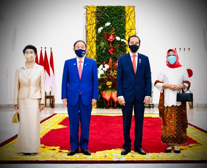 Jokowi bertemu PM Jepang Yoshihide Suga (Foto: Muchlis Jr - Biro Pers Sekretariat Presiden)