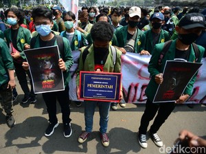 Sudahi Aksi Sore Ini, BEM SI Mau Demo Lagi 28 Oktober