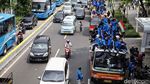 Penampakan Massa Mahasiswa Bergerak Menuju Istana