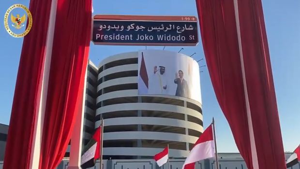 Nama Jalan Presiden Joko Widodo di Abu Dhabi