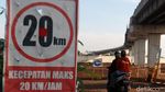 Proyek Jalan Layang di Atas Jalur Kereta Cepat Teggalluar Sudah Rampung