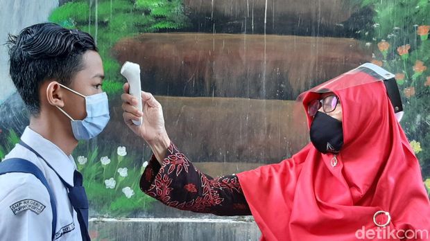 Hari pertama pembelajaran tatap muka di Banyumas, 20/10/2020