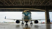 Maskapai penerbangan nasional Garuda Indonesia didukung penuh oleh Pigeon Express Cargo pada hari ini, Selasa (20/10) di Hanggar 2 GMF AeroAsia meluncurkan  desain mask livery terbaru yang menampilkan corak batik parang pada armada Boeing 737-800 NG sebagai rangkaian program Fly Your Design Through The Sky serta dalam upaya mendukung program Pemerintah melalui campaign  Ayo Pakai Masker.