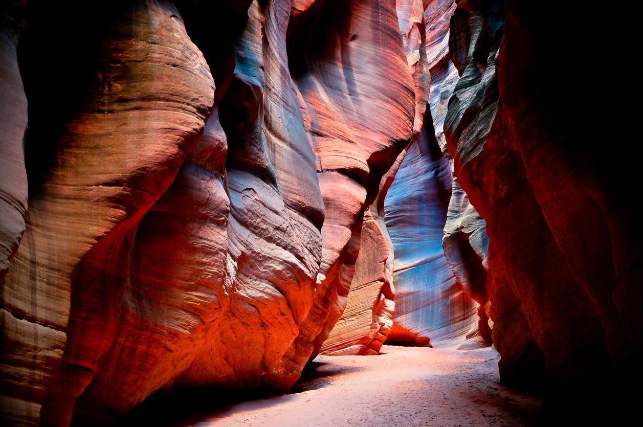 Taman Nasional Zion dan ilustrasi pendaki