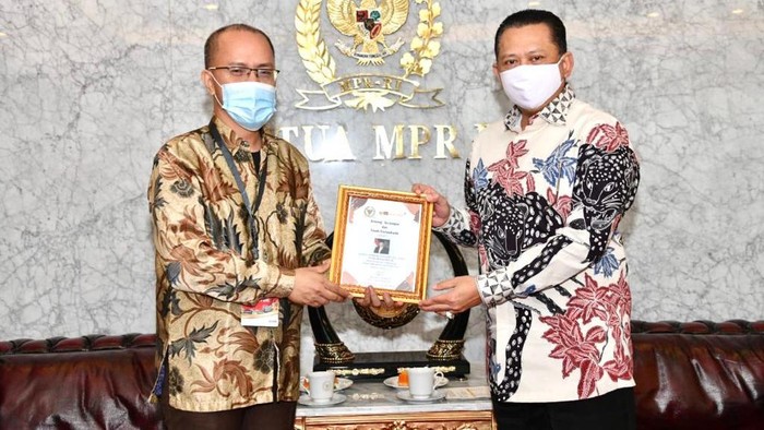 Bamsoet dan omunitas Wartawan dan Netizen Indonesia (KAWAN NESIA)