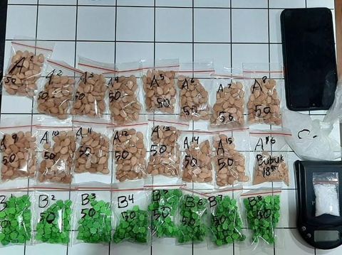 Barang bukti penyitaan oleh Polres Tanjung Priok (Dok Istimewa)