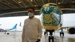 Penampakan Garuda Bermasker Batik