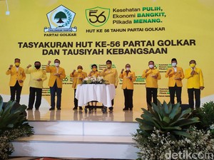 Diikuti 35.389 Peserta, Puncak HUT Golkar Ke-56 Catat Rekor MURI