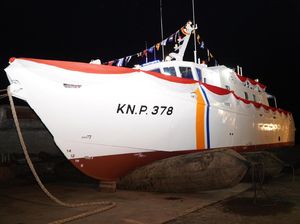 Kemenhub Luncurkan Kapal Patroli KNP 378 Produksi Dalam Negeri
