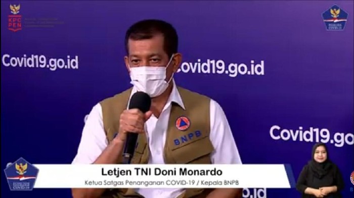 Ketua Satgas COVID-19 Doni Monardo