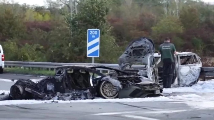 Lamborghini Aventador kecelakaan