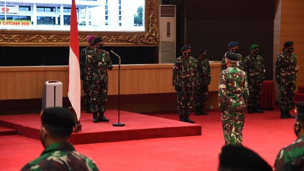 Panglima TNI terima laporan korps kenaikan pangkat