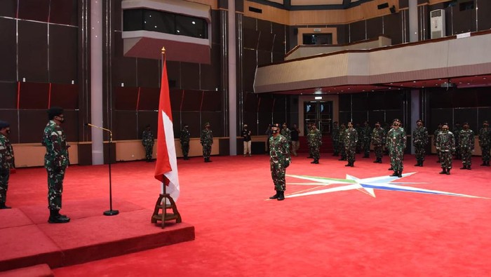 Panglima TNI terima laporan korps kenaikan pangkat