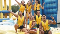Keseruannya bermain di Aqualand Bali.