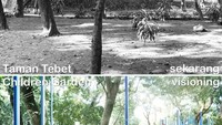 Taman bermain anak punya konsep yang terinspirasi hewan hewan di habitat rawa. 