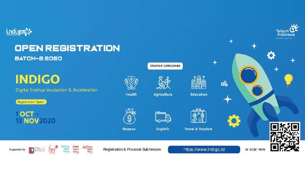 Telkom kembali membuka program inkubasi atau akselerasi startup digital lewat Indigo Creative Nation.