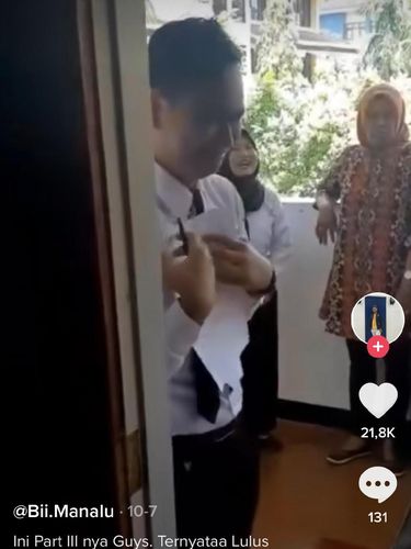 Rambio Hasiholan Manalu yang kena prank oleh dosennya