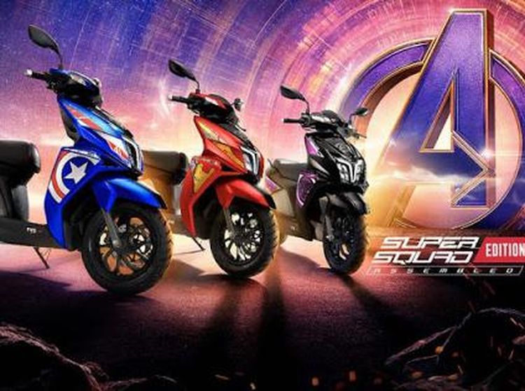 TVS Luncurkan Skutik Edisi Superhero