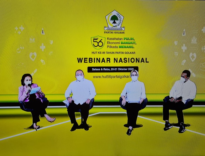 Webinar series rangkaian acara HUT Partai Golkar ke-56