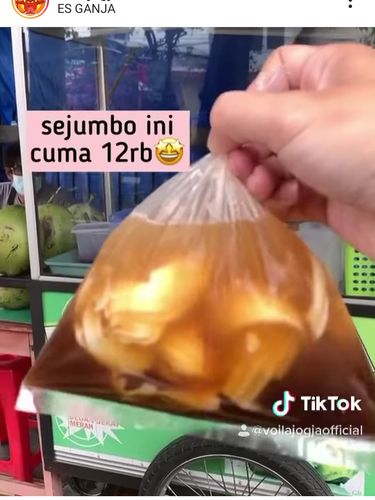 Ada Es Ganja Di Jogja, Rasanya Segar Bikin Geleng-geleng