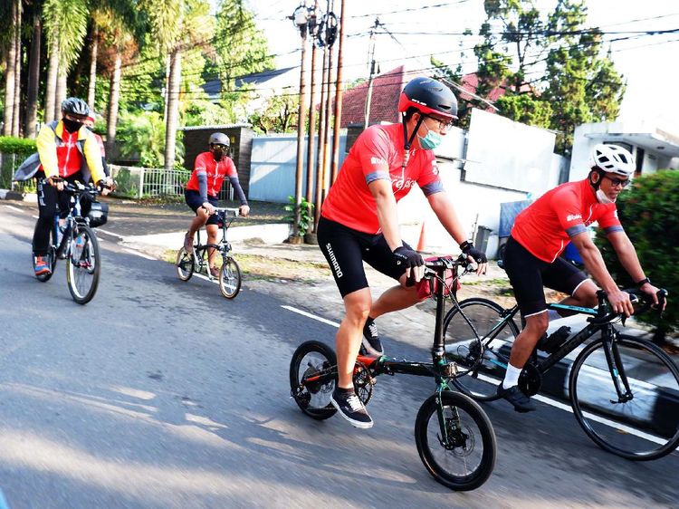 Sekarang Bersepeda juga Bisa Sambil Beramal Loh