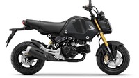 Untuk diketahui, merek motor mungil ini tidak lagi menggunakan sebutan Grom untuk pasar Eropa atau MSX125 untuk Asia. Sekarang, secara global disebut MSX125 Grom. Foto: Honda