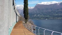Italia membangun jalur sepeda di Danau Garda yang merupakan danau terbesar di negara itu. Jalur sepanjang 140 km ini telah dikerjakan selama dua tahun terakhir dan ditargetkan dibuka di tahun depan.