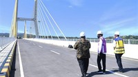 Presiden Joko Widodo berharap jembatan tersebut bisa berdampak positif bagi pengembangan kota Kendari serta menjadi landmark baru di Sulawesi Tenggara.
