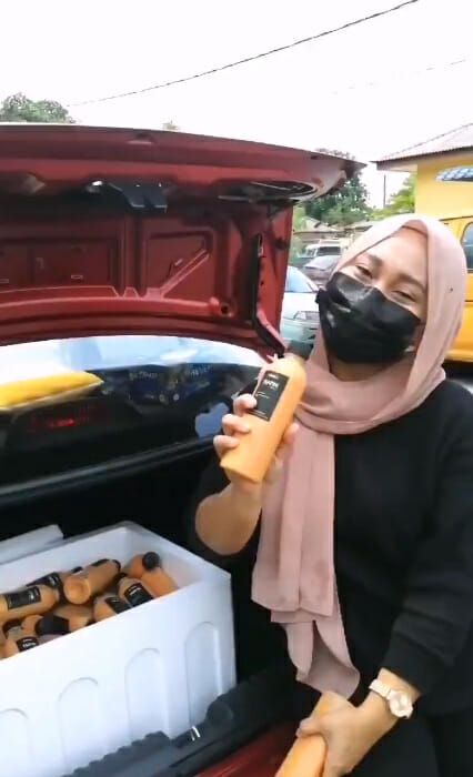 Jualan Es Teh Saat Pandemi, Mahasiswi Ini Raup Rp 21 Juta Tiap Bulan