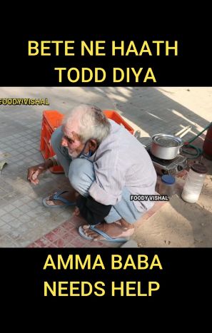 Kakek Tangannya Patah Tapi Masih Jualan Teh di India