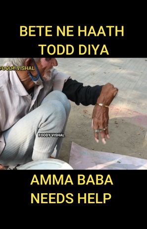 Kakek Tangannya Patah Tapi Masih Jualan Teh di India