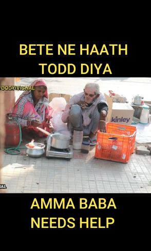 Kakek Tangannya Patah Tapi Masih Jualan Teh di India