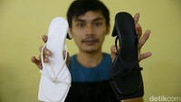 Untuk sepasang sandal/sepatu tersebut dipatok dengan harga yang beragam.   