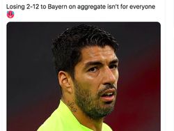 Atletico Dibantai Bayern, Luis Suarez Habis Jadi Ejekan