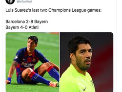 Atletico Dibantai Bayern, Luis Suarez Habis Jadi Ejekan