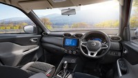 Dari segi interior, Nissan Magnite dikemas dengan mengedepankan kenyamanan. Interior tampak luas denngan banyak penyimpanan fungsional. Selain itu, Nissan Magnite dibekali fitur tech pack seperti wireless charger, air purifier, ambient/mood lighting, hingga speaker premium dari JBL powered by Harman. Foto: Dok. Nissan