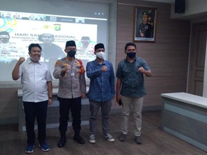 Peringati Hari Santri, Polres Jaksel Gelar Khataman Al-Quran Virtual