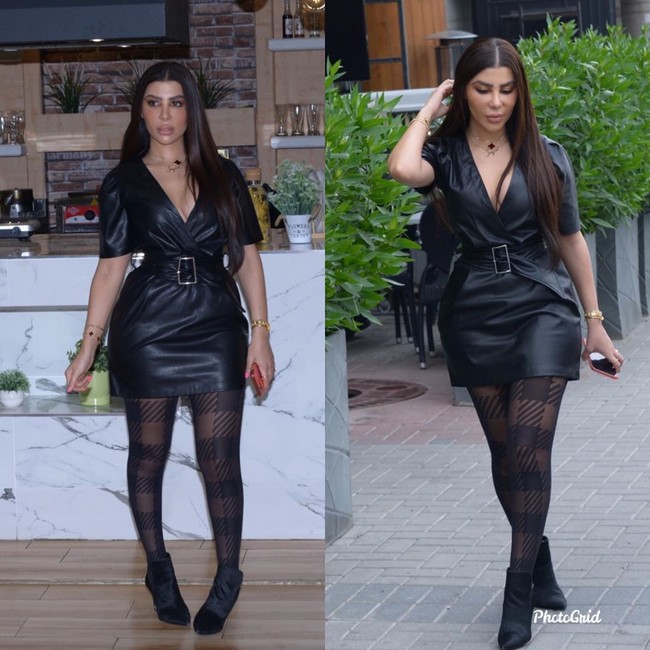 Wanita 42 tahun tersebut mengatakan jika ia sebelumnya pernah diperingatkan dan berjanji untuk tidak mengenakan pakaian ketat dan mengunggah foto dengan tampilan seksi di Snapchat. Karena itu, ia dipanggil oleh Kementerian Dalam Negeri Kuwait. Foto: Instagram@sazdell