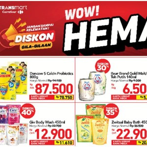 Wajib Serbu! Intip Daftar Lengkap Diskon Heboh Transmart Carrefour Wajib Serbu! Intip Daftar Lengkap Diskon Heboh Transmart Carrefour