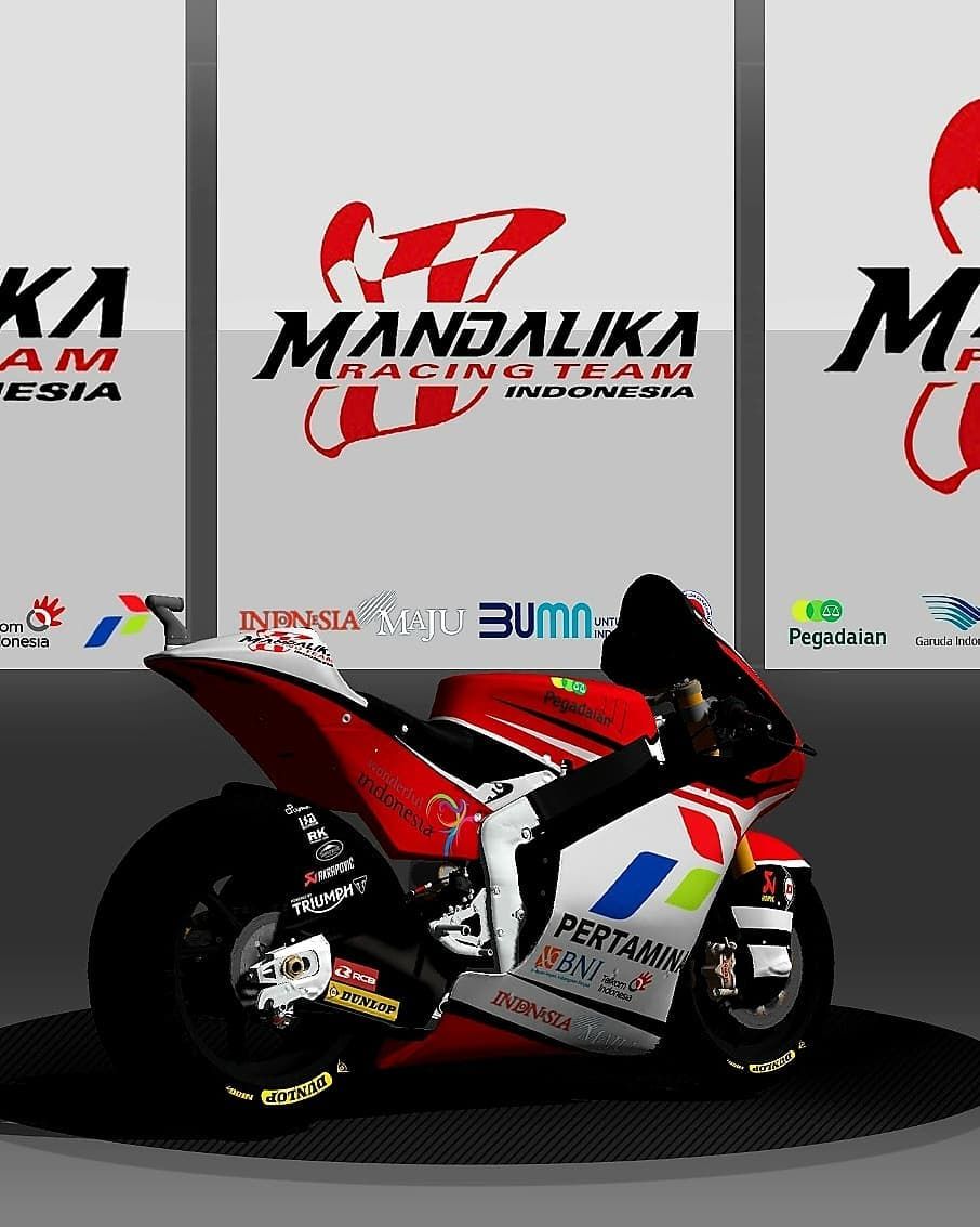 Desain livery motor MotoGP Indonesia