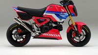 Kelengkapan balap Honda Grom akan tersedia di bengkel resmi HRC di Jepang mulai Maret 2021. Bodykit HRC dan aksesori penunjang performa yang dijual, hanya ditujukan untuk kebutuhan di sirkuit. Foto: Dok. HRC