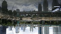 Mendung menyelimuti wilayah Jakarta sepanjang hari.