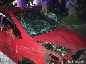 Pengemudi Mobil Jalan Zig zag di Banyuwangi Tabrak Tiga Pemotor Diduga Mabuk