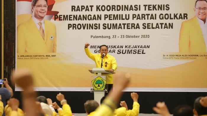 Ketua DPD Golkar Sumsel, Dodi Reza Alex (Raja-detikcom)