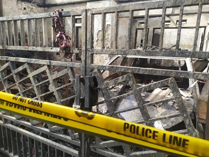 Kondisi terkini rumah di Tangerang usai kebakaran yang tewaskan sekeluarga.